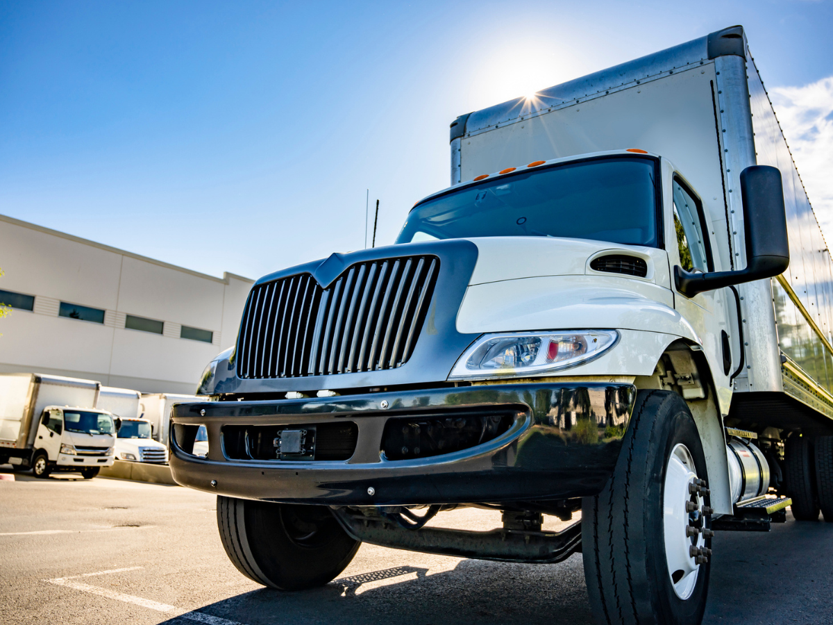 Semi truck with commercial vehicle insurance coverage
