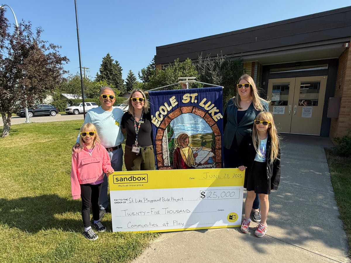 sheroo from sandbox delivering st lukes cap check