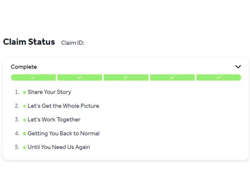Review your claim